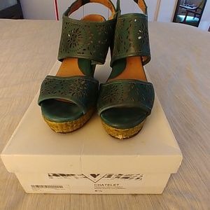 John fluevog chatelet heeled sandals